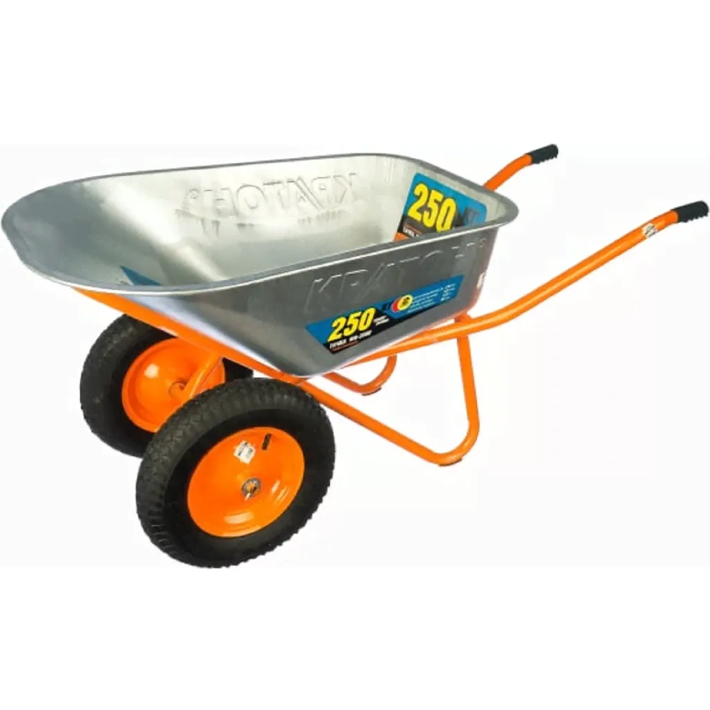 Строительная усиленная тачка Кратон WB-250DR 5 06 01 025R